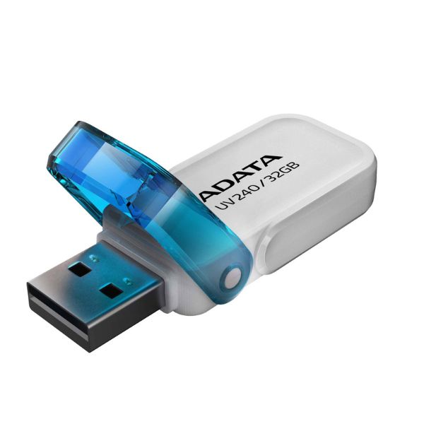 Pendrive Adata 64GB USB 2,0 Color Blanco - Azul