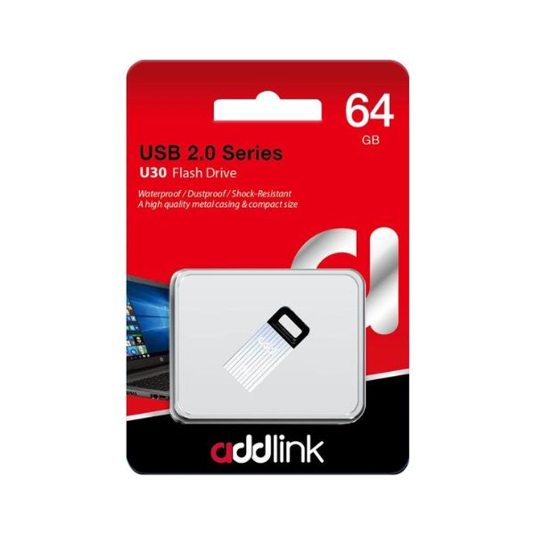 Pendrive-Addlink-U30-64Gb-Usb.2.0-color-plateado-Ad64Gbu30S2-box