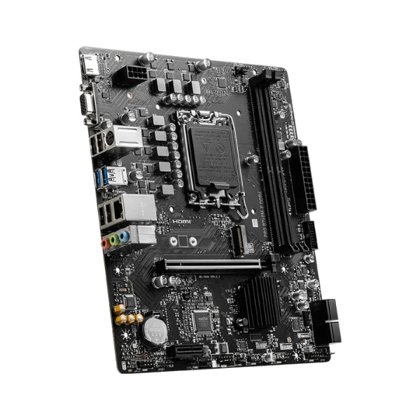 Placa - Madre - MSI - PRO - B760M-E - DDR4 - Micro - ATX - LGA1700 - 14th - 13th - 12th - Gen - 64GB - DDR4 - M.2 - PCIe - 4.0 - HDMI - VGA-diagonal