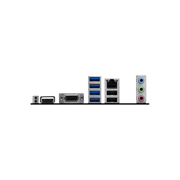 Placa - Madre - MSI - PRO - B840M-B - Micro - ATX - AM5 - AMD - B840 - DDR5 - 128GB - M.2 - PCIe - 4.0 - LAN - 2.5G - 911-7E76-002-puertos