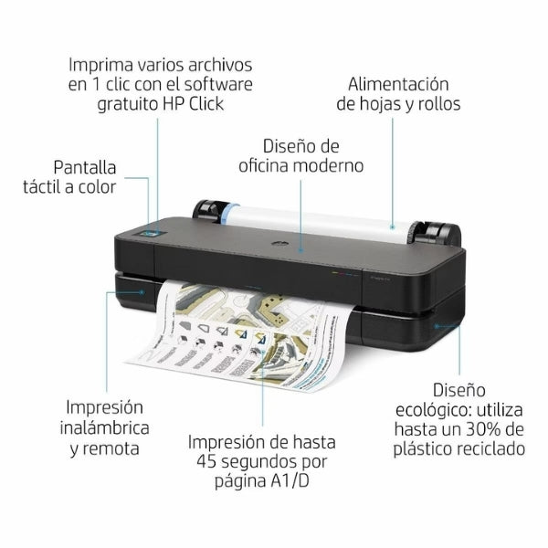Plotter-HP-DesignJet-T210-Gran-Formato-24-A1-Thermal-Inkjet-Color-2400x1200dpi-WiFi-Ethernet-USB-8AG32A-Vista_2