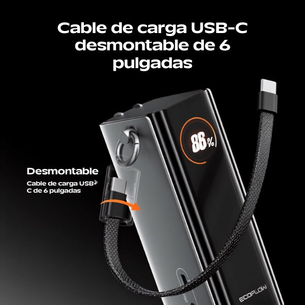 PowerBank-EFECOFLOWRAPIDPro-10000mAh-67W-USB-CIntegrado-CargaRapida-PantallaLCD_4