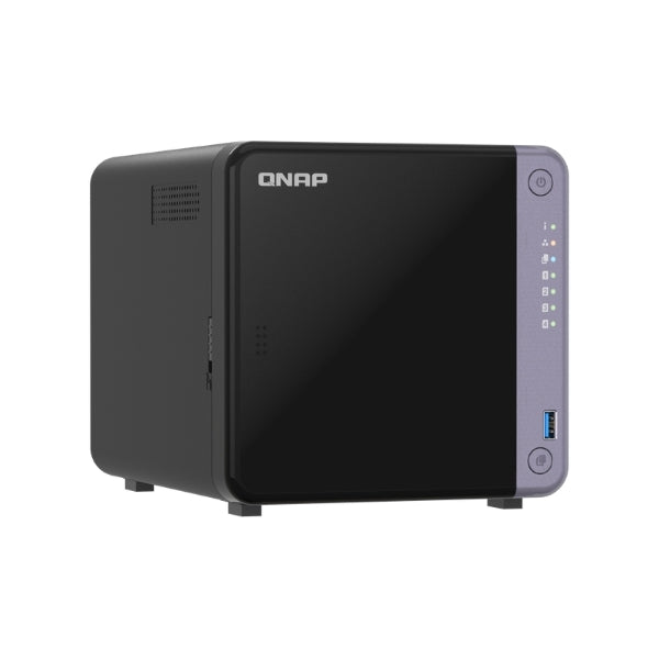 NAS - QNAP - TS-432X-4G - 4 Bahías SATA - 4GB DDR4 - 10GbE SFP+ - 2.5GbE - Torre - Vista