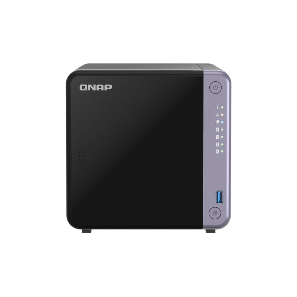 NAS - QNAP - TS-432X-4G - 4 Bahías SATA - 4GB DDR4 - 10GbE SFP+ - 2.5GbE - Torre - Vista