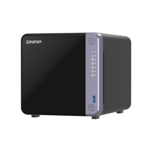 NAS - QNAP - TS-432X-4G - 4 Bahías SATA - 4GB DDR4 - 10GbE SFP+ - 2.5GbE - Torre - Vista