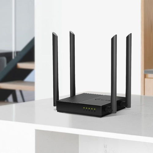 ROUTER TP-LINK ARCHER C64 AC 1200 DOBLE BANDA 4 PUERTOS LAN 10/100MBPS