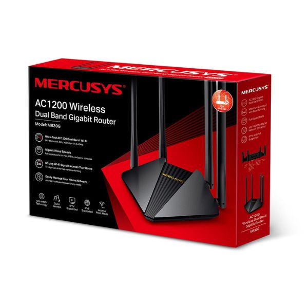 Router-Mercusys-MR30G-4-antenas-AC1200-Dual-Band-Wi-Fi-Gigabit-Router-box