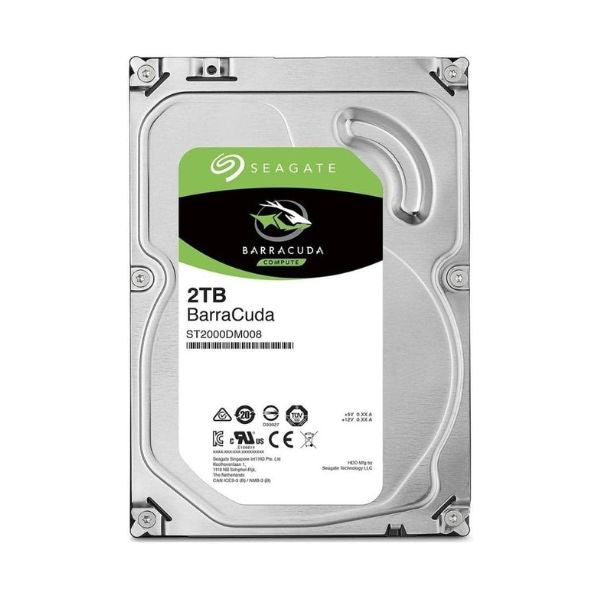 Disco Duro Seagate 2TB Interno para PC - 7200RPM SATA 3.5