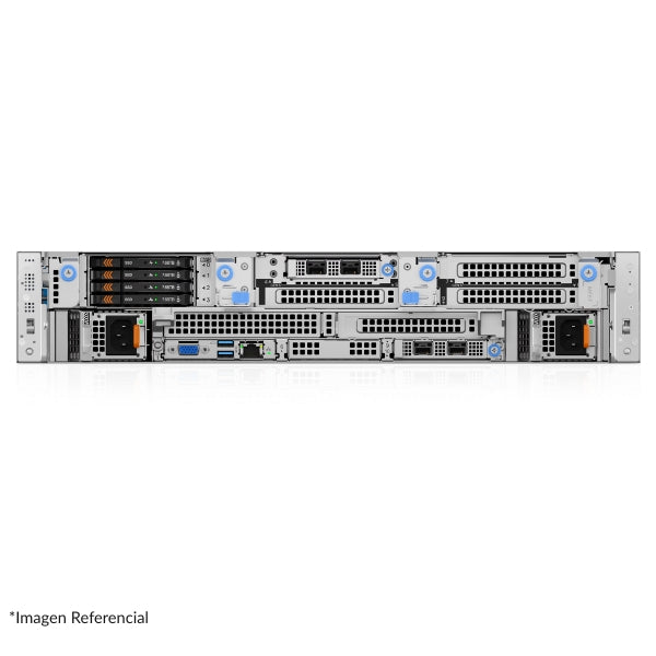 Servidor - Dell PowerEdge R570 - 1x Xeon 6511P - 32GB DDR5 - 2x960GB SSD - H965i - 2U Rack - 12 Bays SASSATA - 1025Gb Red - 1100W
