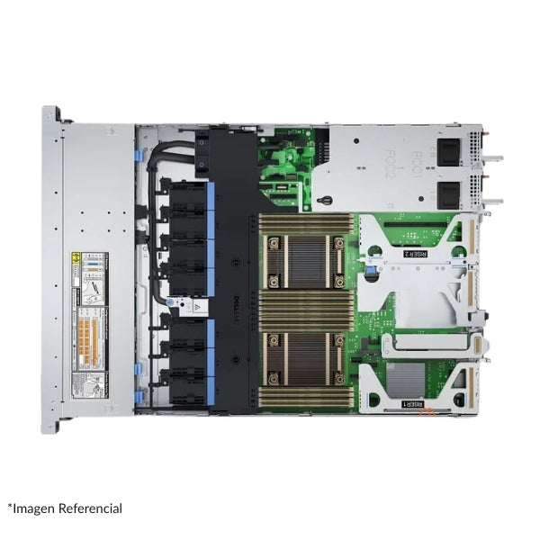 Servidor - Dell PowerEdge R660XS - 2x Xeon Silver 4410Y - 128GB DDR5 - 2x480GB + 2x960GB SSD - PERC H965i - 1U Rack - 10 SFF Bays - 1025Gb Red - 800W- up