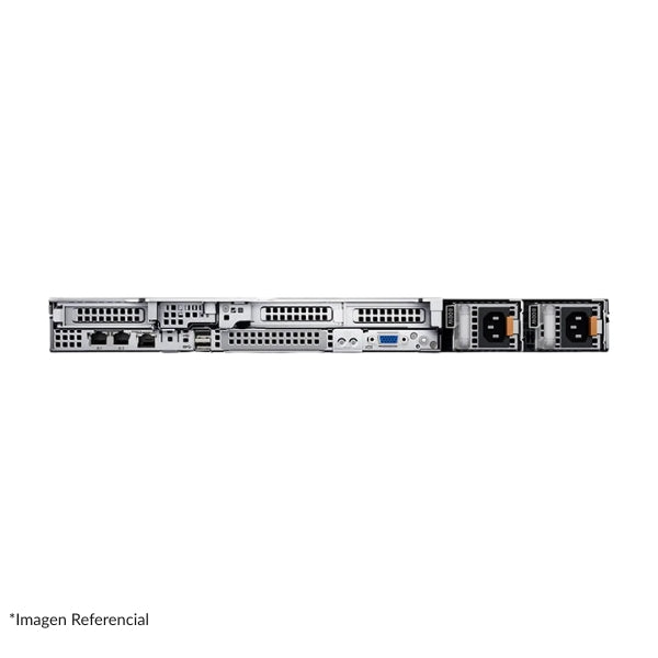 Servidor - Dell PowerEdge R660XS - 2x Xeon Silver 4410Y - 128GB DDR5 - 2x480GB + 2x960GB SSD - PERC H965i - 1U Rack - 10 SFF Bays - 1025Gb Red - 800W--back