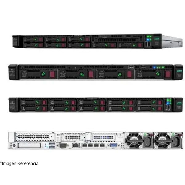Servidor - HPE - Hitachi HA8000V - ProLiant DL360 Gen10 - 32C Xeon Gold - 256GB RAM - 8xSFF SAS 10K - Redundant PSU - iLO - Virtualización- ejemplos