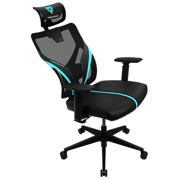 Silla - Gaming - AeroCool - YAMA1 - Ergonomica - Multibloqueo - Reposabrazos Ajustables - Malla y Cuero Sintético - NegroRojo