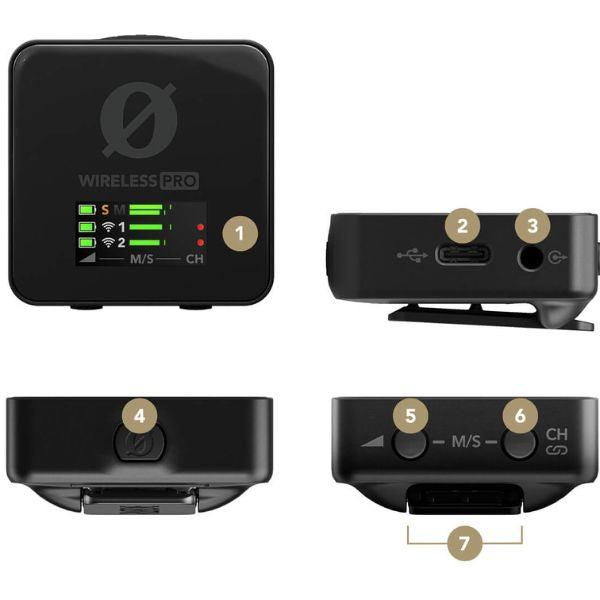 Sistema de Micrófonos Inalámbricos Compacto RØDE Wireless PRO – WIPRO