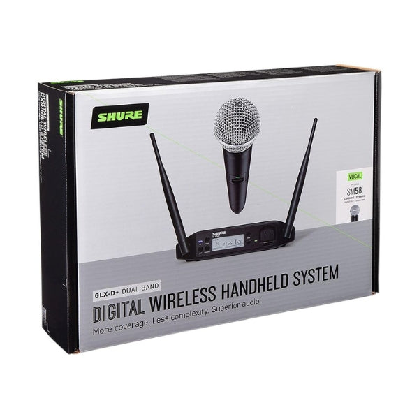 Sistema-inalámbrico-de-mano-Shure-GLXD24+SM58-GLX-D+