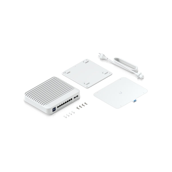 Switch-Ubiquiti-UniFi-Enterprise-8-Puertos-2,5G+2x10GSFP+-L3-PoE+120W-Compacto-NDAA