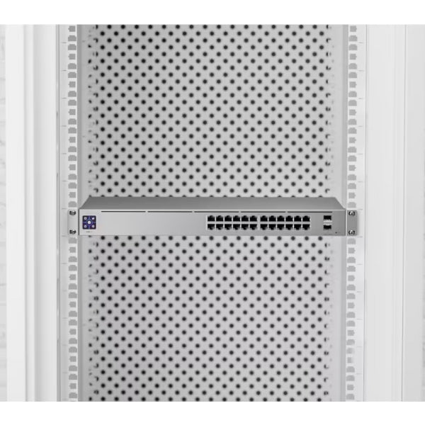 Switch-Ubiquiti-UniFi-Pro-24-Puertos-1GbE+2-SFP+10G-L3-Administrable-Rack-1U
