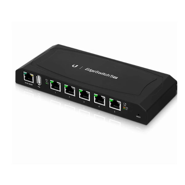 Switch-de-Red-Ubiquiti-ES-5XP-EdgeSwitch-5XP,-Switch-PoE-de-5-puertos-reemplazo-Toughswitch-TS-5-POE