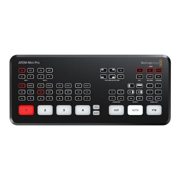 Switcher Blackmagic Design ATEM Mini Pro HDMI para Streaming en Vivo – SWATEMMINIBPR