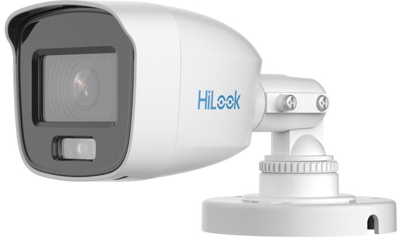 Cámara de Seguridad HiLook by Hikvision - Bala TURBOHD 1080p - Imagen a color 24 - 7 - METAL - THC-B129-M