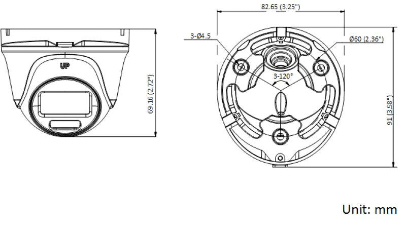 Cámara de Seguridad HiLook by Hikvision - Turret TURBOHD 1080p - Imagen a color 24 - 7 - METAL - THC-T129-M