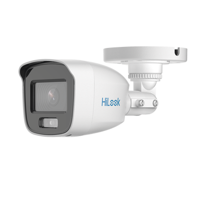 Cámara de Seguridad HiLook by Hikvision - Bala TURBOHD 1080p - Imagen a color 24 - 7 - Lente 2.8 mm - THC-B129-P