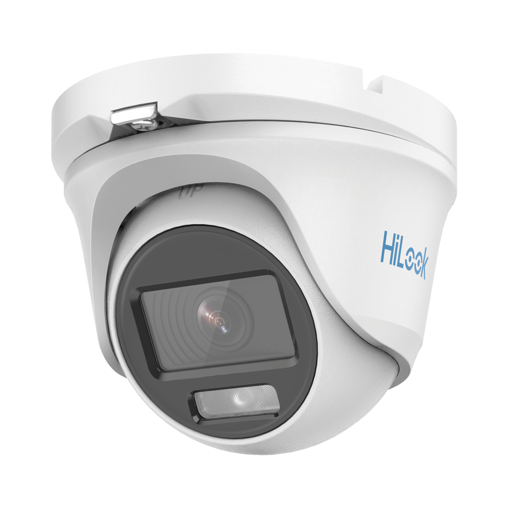 Cámara de Seguridad HiLook by Hikvision - Turret TURBOHD 1080p - Imagen a color 24 - 7 - METAL - THC-T129-M