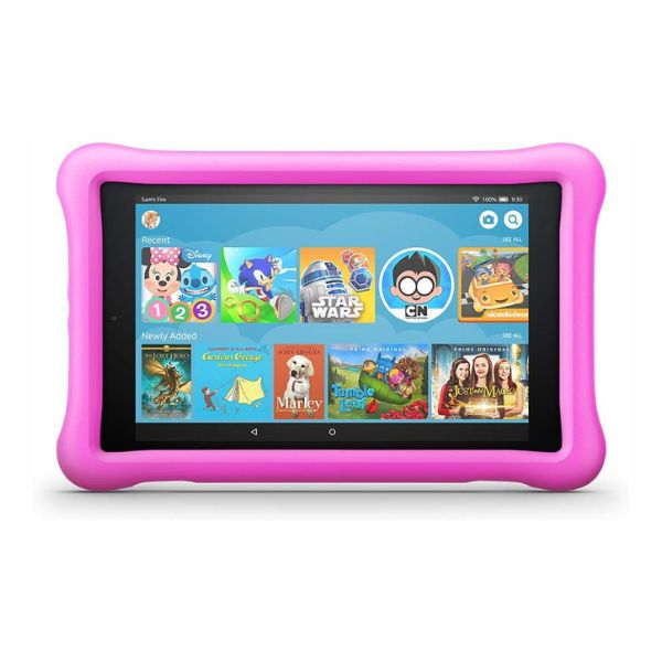 Tablet-Fire-HD-8-Kids-Procesador-1.3Ghz-Memoria-Ram-2GB-Interno-32GB-expandible-hasta-1-TB-Color-Rosado
