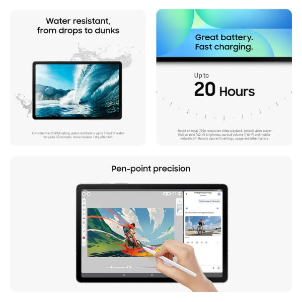 Tablet-Samsung-Galaxy-Tab-S10-FE-10,9-Exynos-1580-128GB-8GB-RAM-con-S-Pen-Blue