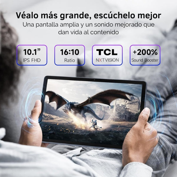 Tablet TCL TAB 10 Gen 4 10.1 FHD IPS - Octa-Core - 12GB RAM - 128GB - Android 15