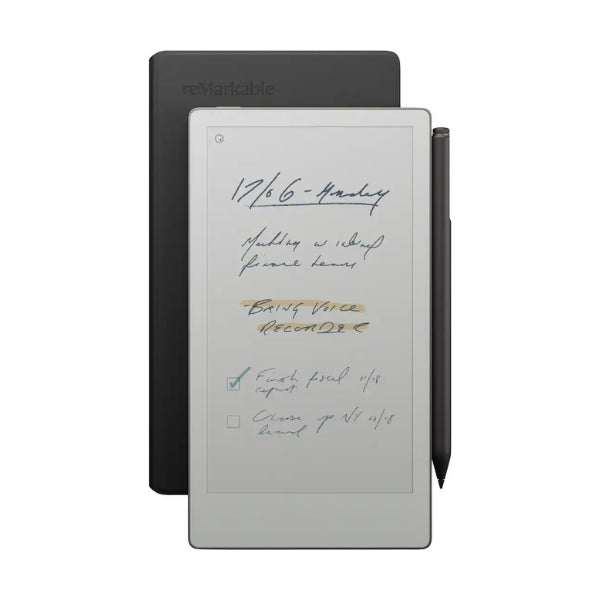 Tablet-de-papel-reMarkable-Paper-Pro-Move-7,3-Dual-Core-Cortex-A55-1,7GHz-64GB-2GB-RAM-con-Marker-Plus-y-Book-Folio-de-cuero-Black