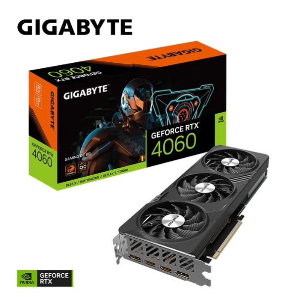 Tarjeta De Video GIGABYTE NVIDIA GeForce RTX 4060 WINDFORCE OC 8GB GDD