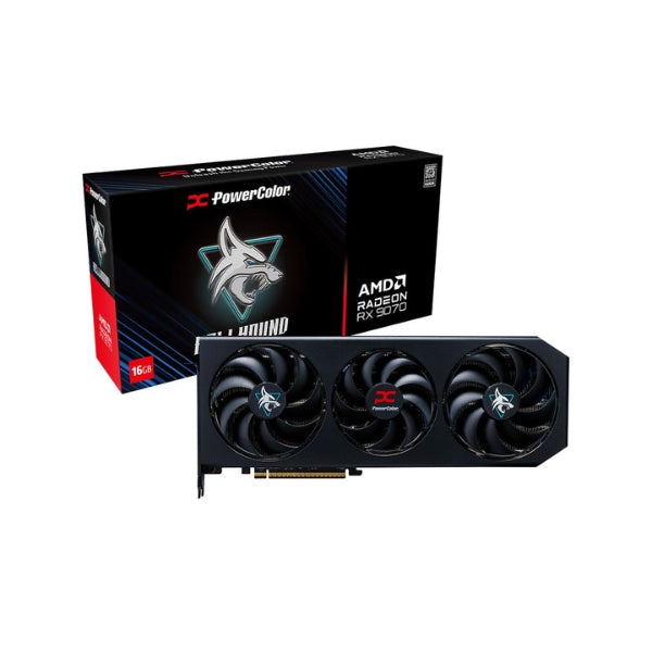 Tarjeta-Gráfica-PowerColor-AMD-Radeon-RX-9070-Hellhound-Overclocked-Triple-Fan-16GB-GDDR6-PCIe-5,0