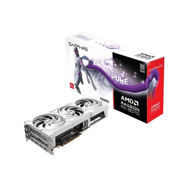 Tarjeta-Gráfica-Sapphire-Technology-AMD-Radeon-RX-9070-PURE-Overclocked-Triple-Fan-16GB-GDDR6-PCIe-4,0