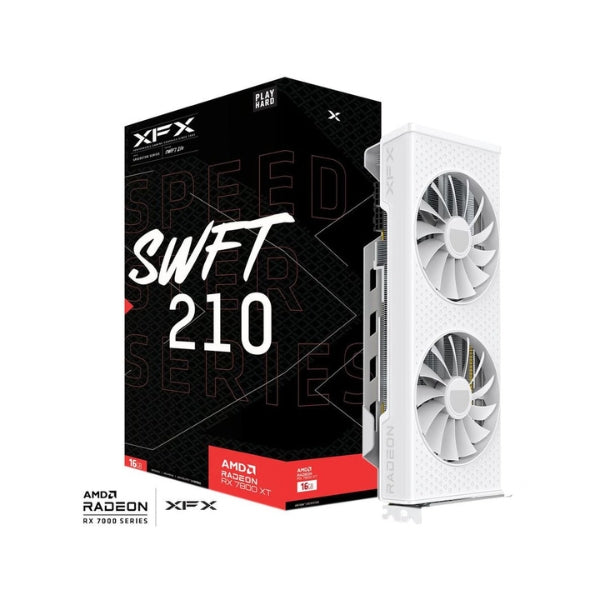 Tarjeta-Gráfica-XFX-AMD-Radeon-RX-7800-XT-Speedster-SWFT-210-Dual-Fan-16GB-GDDR6-PCIe-4,0