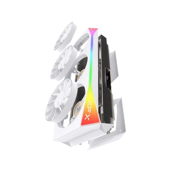 Tarjeta-Gráfica-XFX-AMD-Radeon-RX-9070-XT-Mercury-White-Magnetic-Air-Overclocked-Triple-Fan-16GB-GDDR6-PCIe-5,0