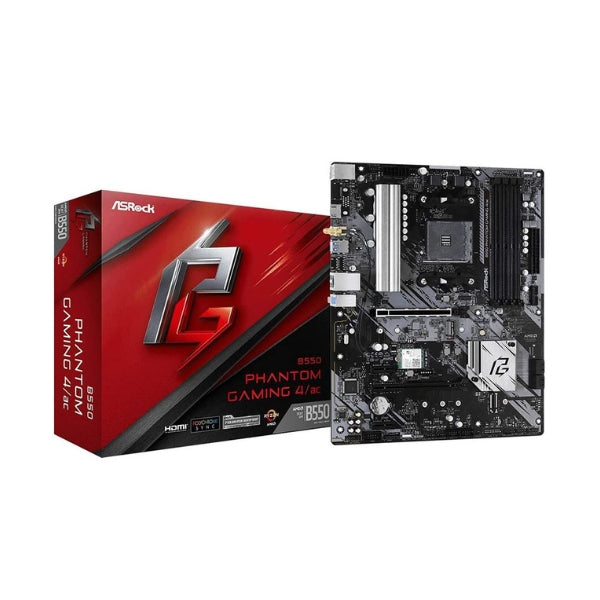 Tarjeta-Madre-ASRock-B550-Phantom-Gaming-4ac-B550-Socket-AMD-AM4-DDR4-ATX