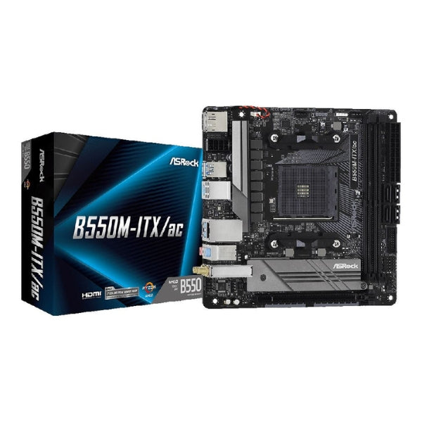 Tarjeta-Madre-ASRock-B550M-ITXac-AMD-AM4-Mini-ITX