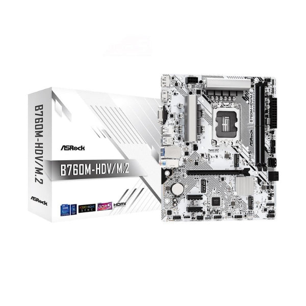 Tarjeta-Madre-ASRock-B760M-HDVM,2-Intel-LGA-1700-microATX