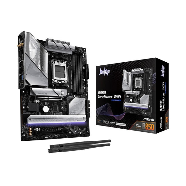 Tarjeta-Madre-ASRock-B850-Live-Mixer-WiFi-AMD-B850-AMD-AM5-DDR5-ATX