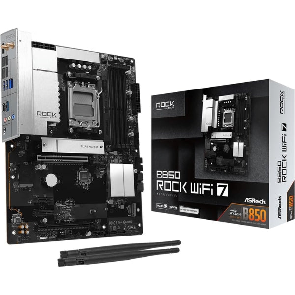 Tarjeta-Madre-ASRock-B850-Rock-WiFi-7-Socket-AM5-DDR5-8000MHz-PCIe-5.0-ATX-90-MXBU20-A0UAYZ-vista_3