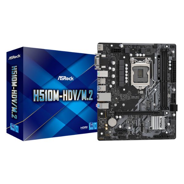 Tarjeta-Madre-ASRock-H510M-HDVM.2-Chipset-Intel-H510-Socket-LGA1200-DDR4-Micro-ATX-_1