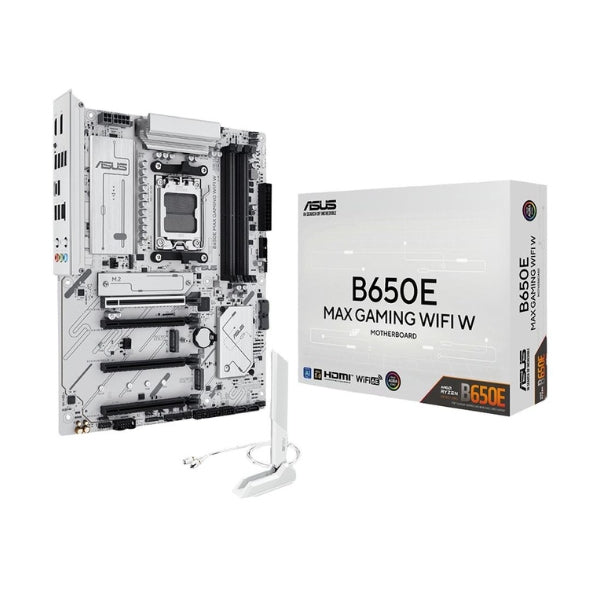 Tarjeta-Madre-ASUS-B650E-MAX-GAMING-WIFI-White-Socket-AM5-DDR5-ATX