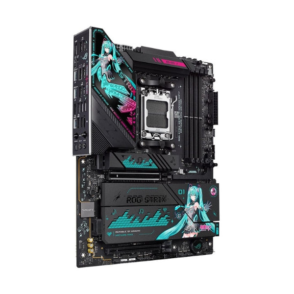 Tarjeta-Madre-ASUS-X870E-H-ROG-Strix-Gaming-WiFi7-Hatsune-Miku-Edition-Socket-AM5-DDR5-ATX