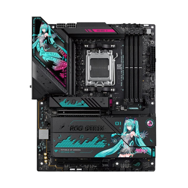 Tarjeta-Madre-ASUS-X870E-H-ROG-Strix-Gaming-WiFi7-Hatsune-Miku-Edition-Socket-AM5-DDR5-ATX
