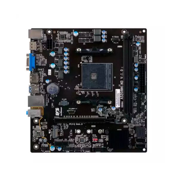 Tarjeta Madre ECS A520AM4-M3D A520 AMD AM4 DDR4 Micro-ATX – 89-206-MZ2113