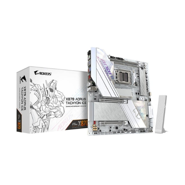 Tarjeta-Madre-GIGABYTE-X870-AORUS-TACHYON-ICE-Socket-AM5-DDR5-eATX