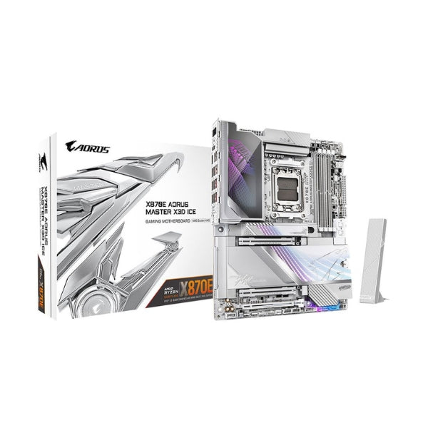 Tarjeta-Madre-GIGABYTE-X870E-AORUS-MASTER-X3D-ICE-Socket-AMD-AM5-DDR5-ATX