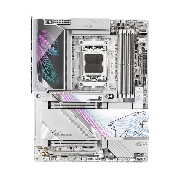 Tarjeta-Madre-GIGABYTE-X870E-AORUS-MASTER-X3D-ICE-Socket-AMD-AM5-DDR5-ATX