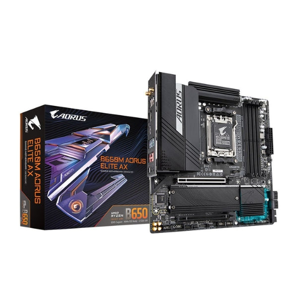 Tarjeta-Madre-Gigabyte-B650M-AORUS-Elite-AX-AMD-AM5-microATX